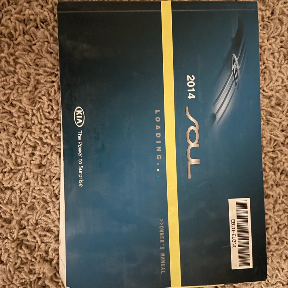 Soul 2014 Owner's Manual - Blue